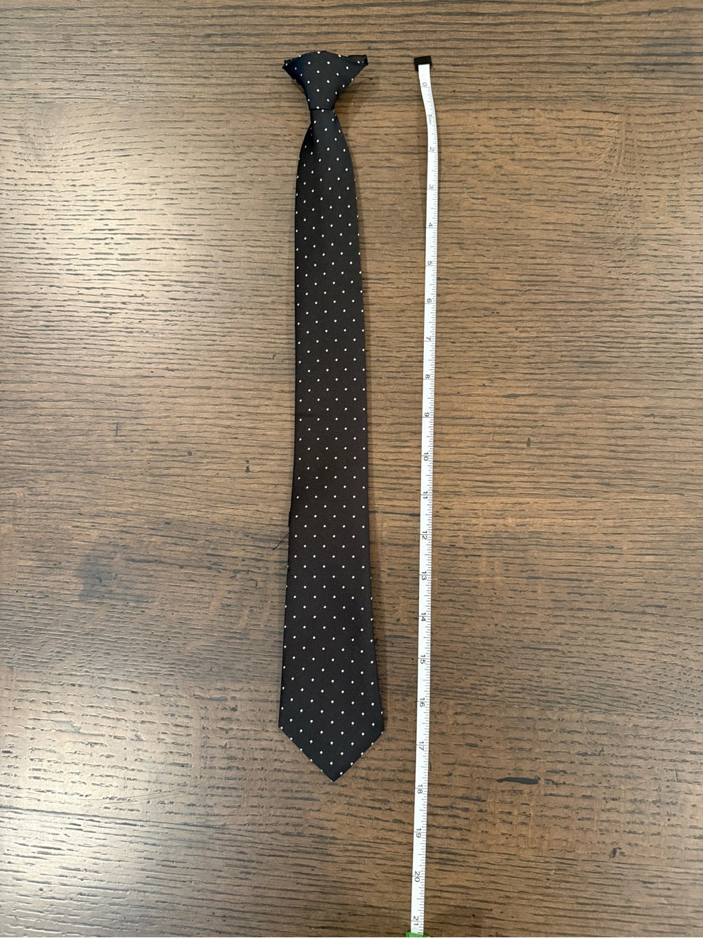 Kids Black Polka Dot Tie - Classic Children's Neck Tie